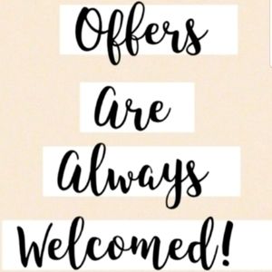 Offers Welcome 😊